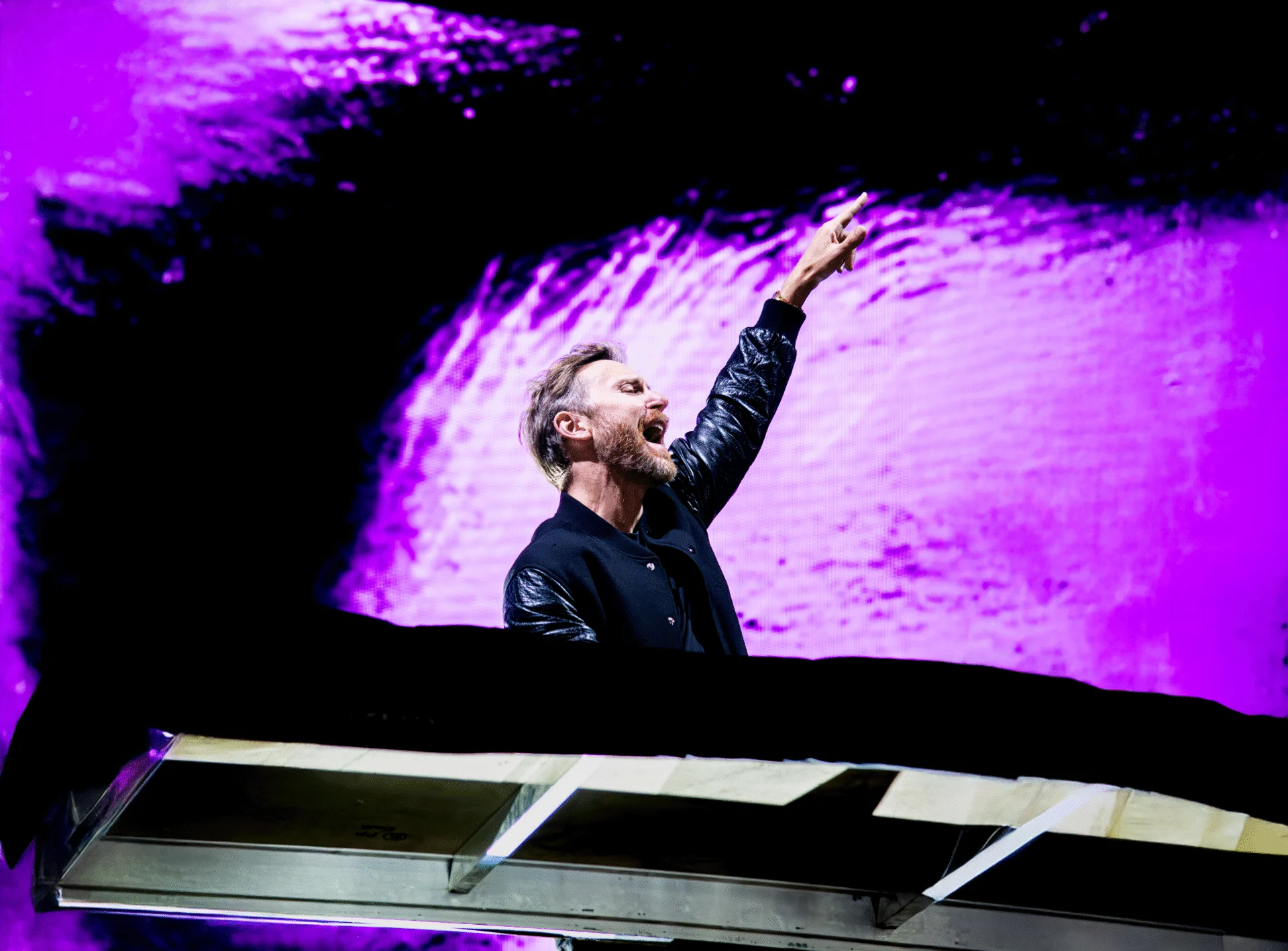 David Guetta en concert au festival Lollapalooza 2022 - photographie live avec matériel professionnel