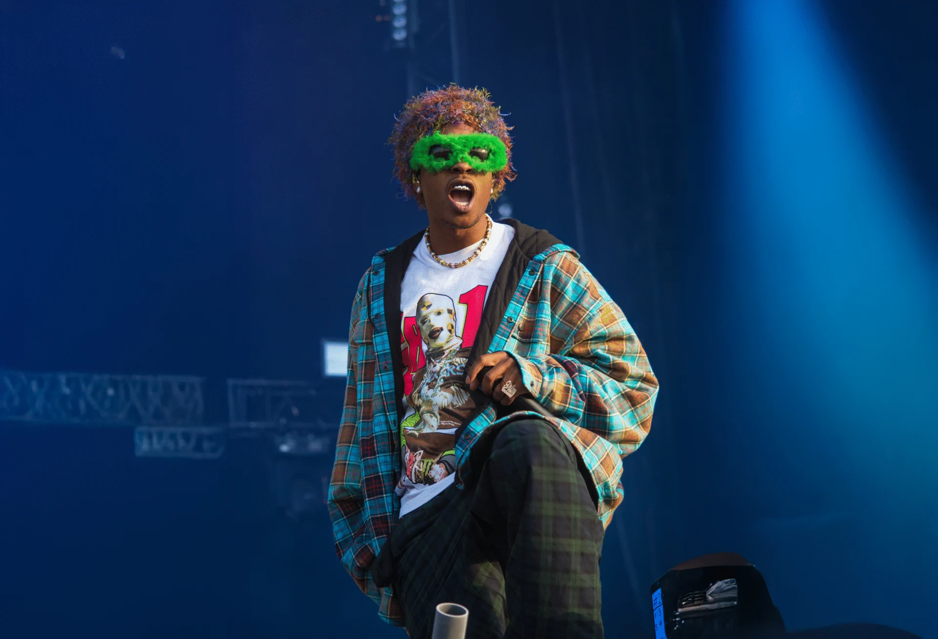 ASAP Rocky en concert à Lollapalooza 2022, photo live rap professionnelle