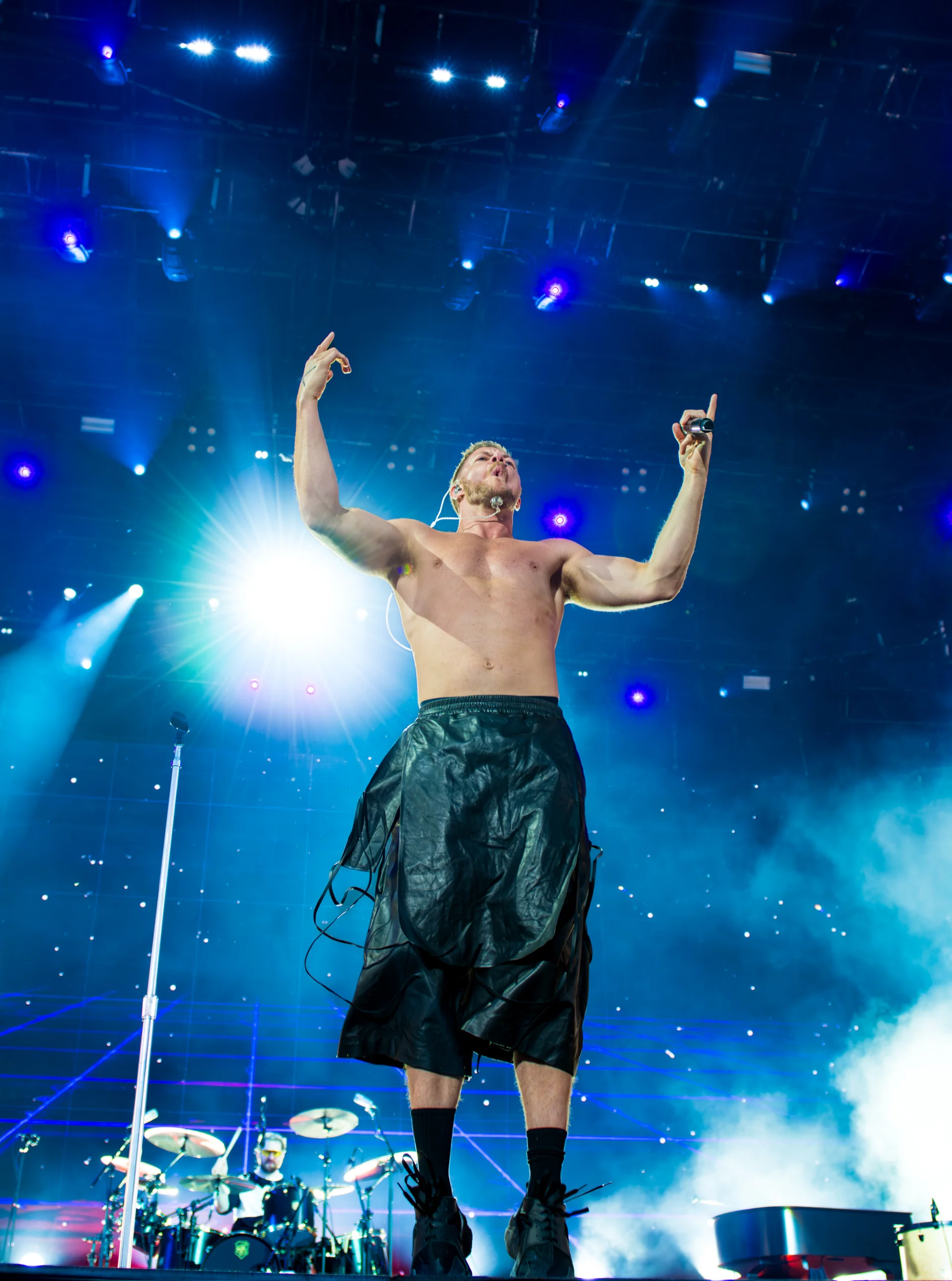 Imagine Dragons en live au festival Lollapalooza 2022, photographie de festival et concert professionnel
