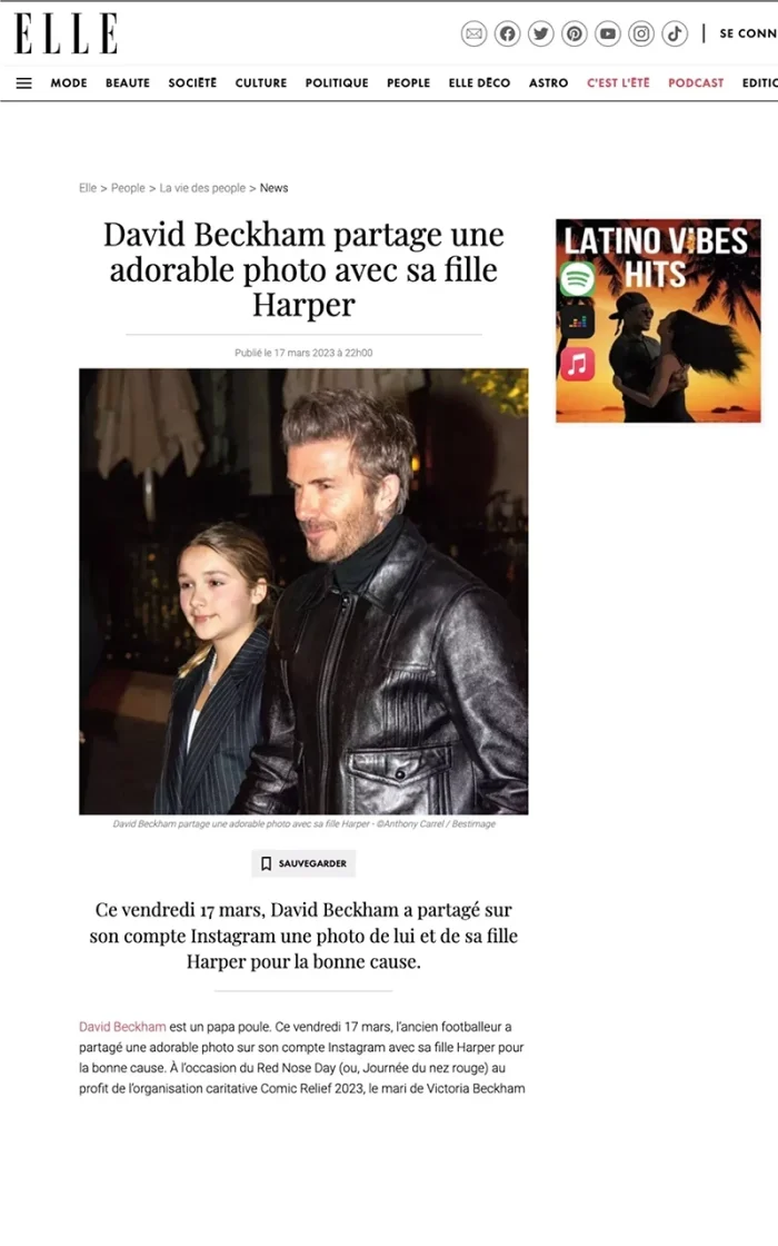 Elle Beckham Fashionweek