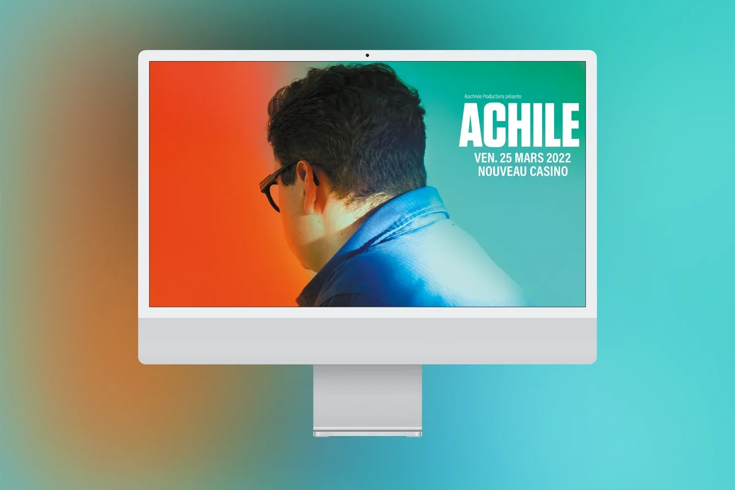 Création visuelle réalisée par Anthony Carrel pour la promotion d’un concert, design graphique en région PACA