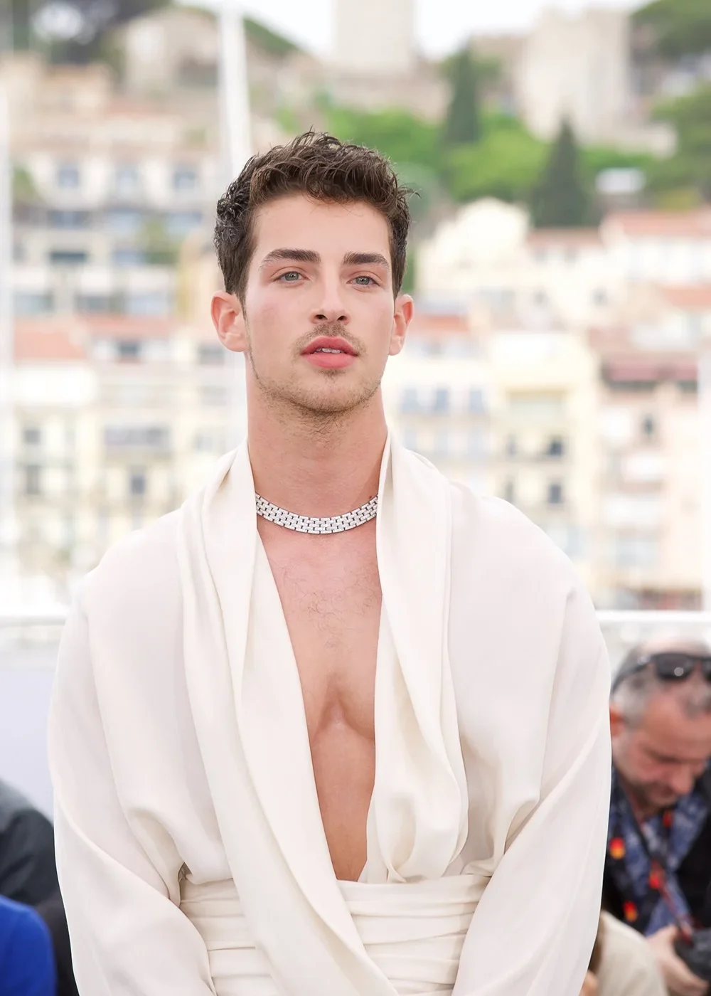 Manus Rios lors d'un événement mode, image capturée par le photographe Anthony Carrel