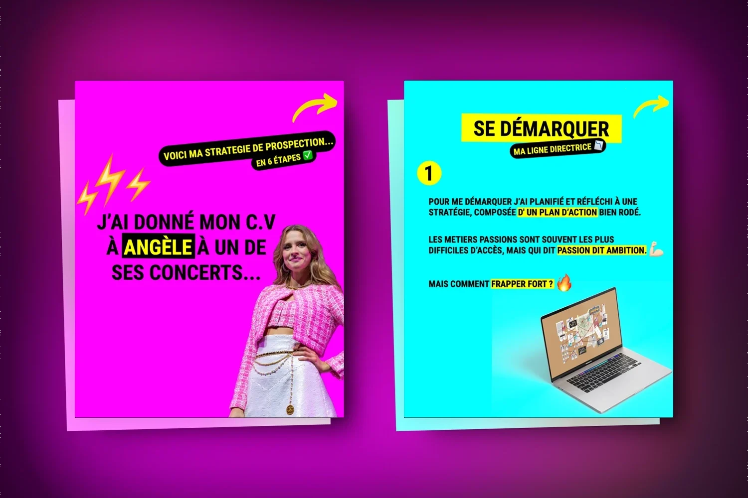 Création graphique colorée pour un post réseaux sociaux, conçue par un graphiste basé sur la Côte d’Azur